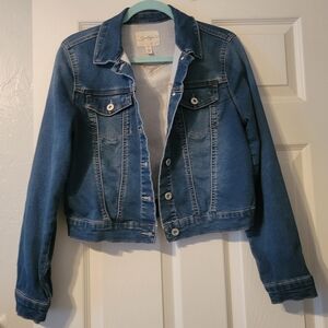 Jessica Simpson Classic Blue Jean Jacket